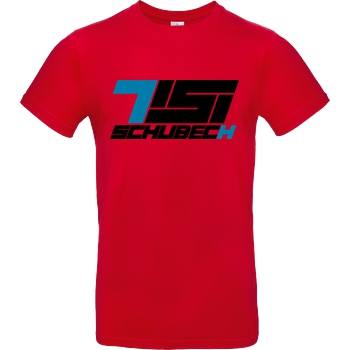 TisiSchubecH TisiSchubecH - Logo T-Shirt B&C EXACT 190 - Red