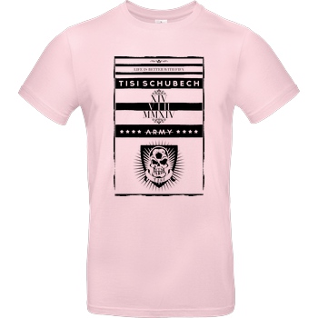 TisiSchubecH TisiSchubecH - Skull Logo T-Shirt B&C EXACT 190 - Light Pink