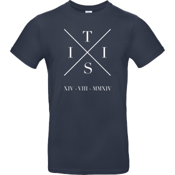 TisiSchubecH TisiSchubecH - X Logo T-Shirt B&C EXACT 190 - Navy