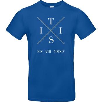 TisiSchubecH TisiSchubecH - X Logo T-Shirt B&C EXACT 190 - Royal Blue