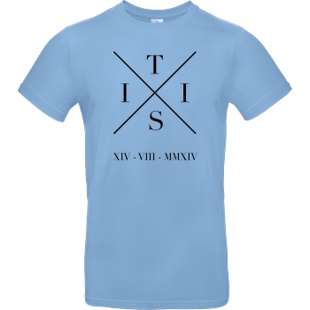 TisiSchubecH TisiSchubecH - X Logo T-Shirt B&C EXACT 190 - Sky Blue