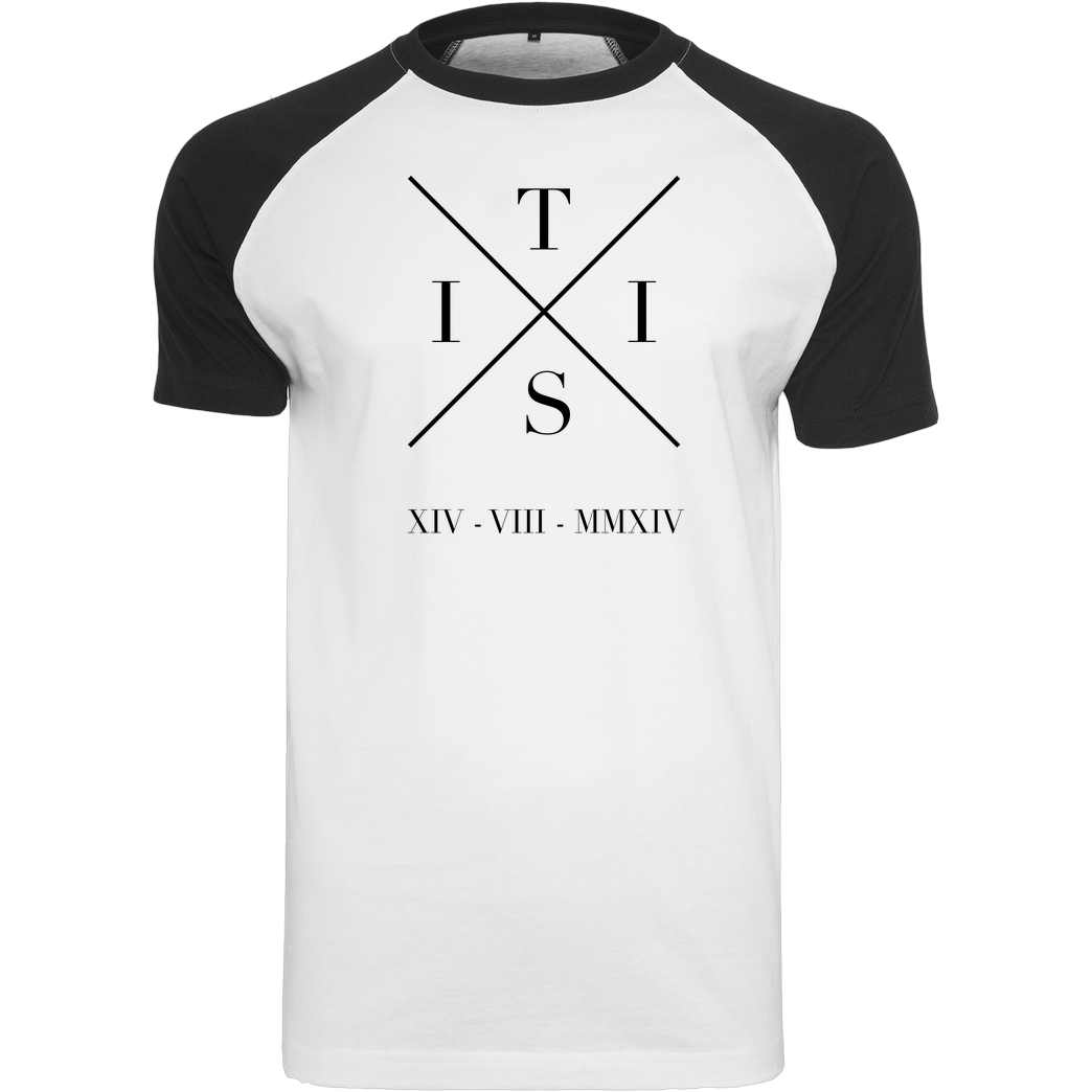TisiSchubecH TisiSchubecH - X Logo T-Shirt Raglan Tee white