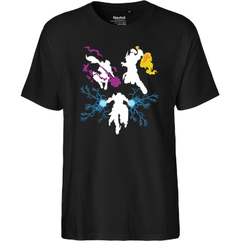 bjin94 Titan-Hunter-Warlock T-Shirt Fairtrade T-Shirt - black