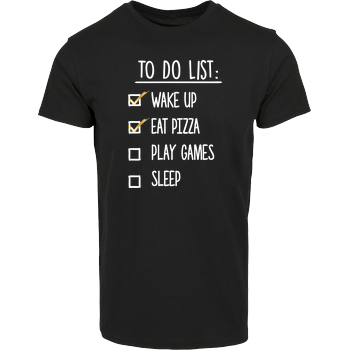To Do List House Brand T-Shirt - Black