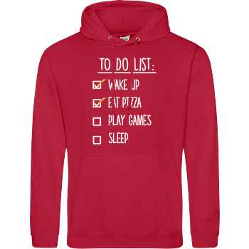 To Do List JH Hoodie - red
