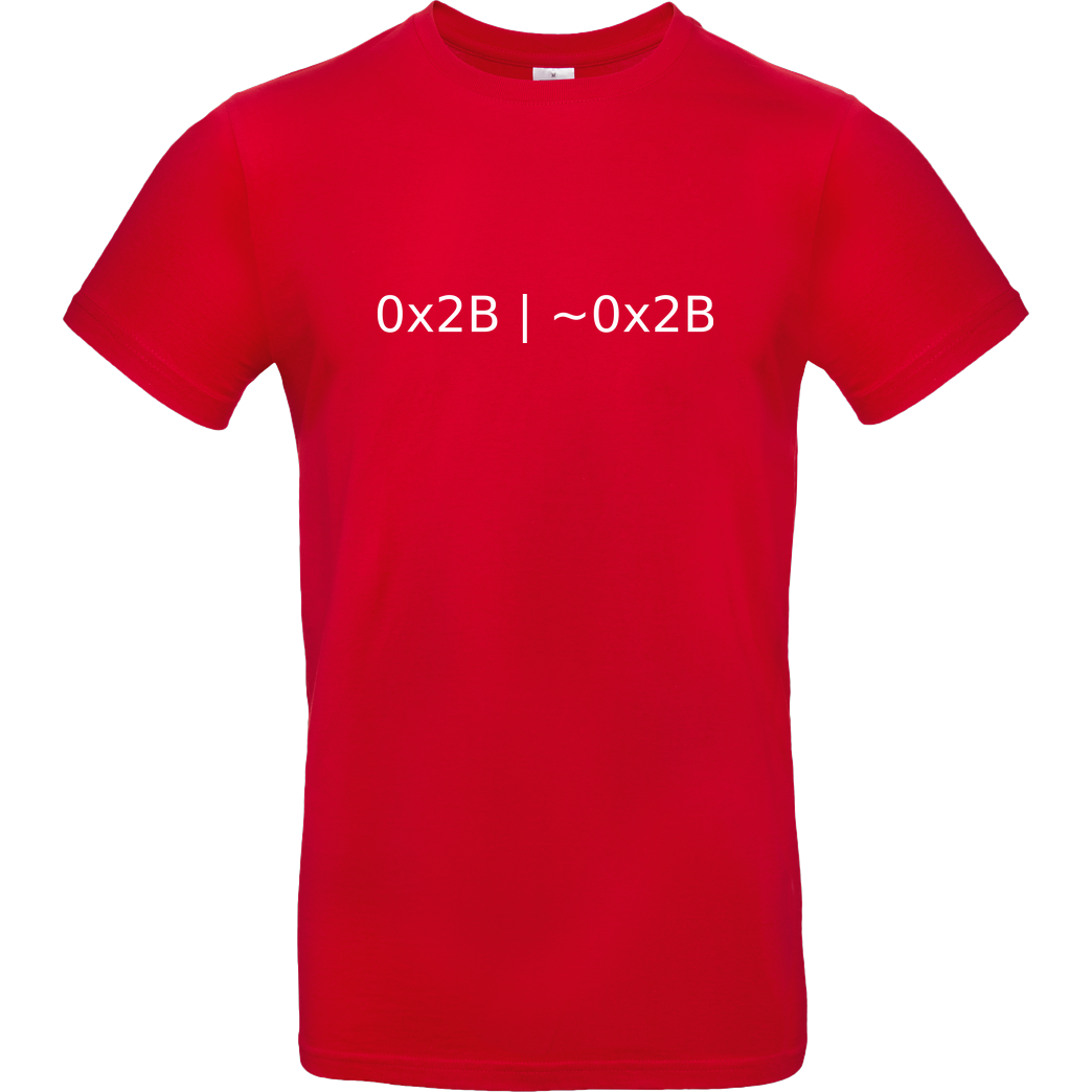 None To be or not to be T-Shirt B&C EXACT 190 - Red