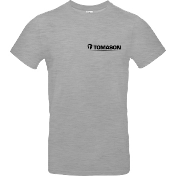 Tomason Tomason - Logo T-Shirt B&C EXACT 190 - heather grey