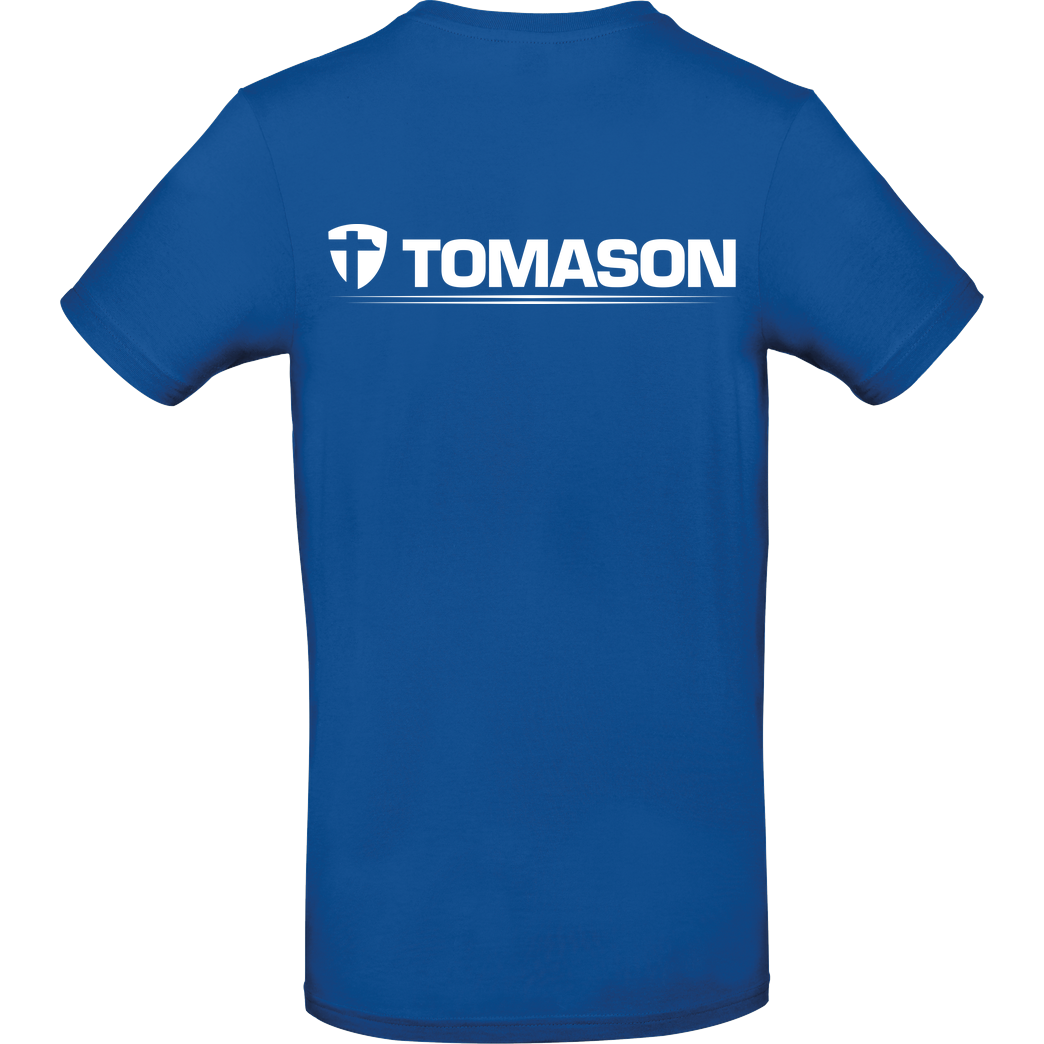 Tomason Tomason - Logo T-Shirt B&C EXACT 190 - Royal Blue