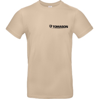 Tomason Tomason - Logo T-Shirt B&C EXACT 190 - Sand