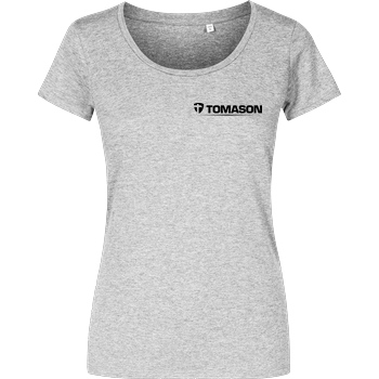 Tomason Tomason - Logo T-Shirt Girlshirt heather grey