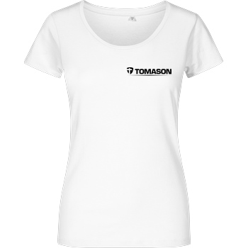 Tomason Tomason - Logo T-Shirt Girlshirt weiss