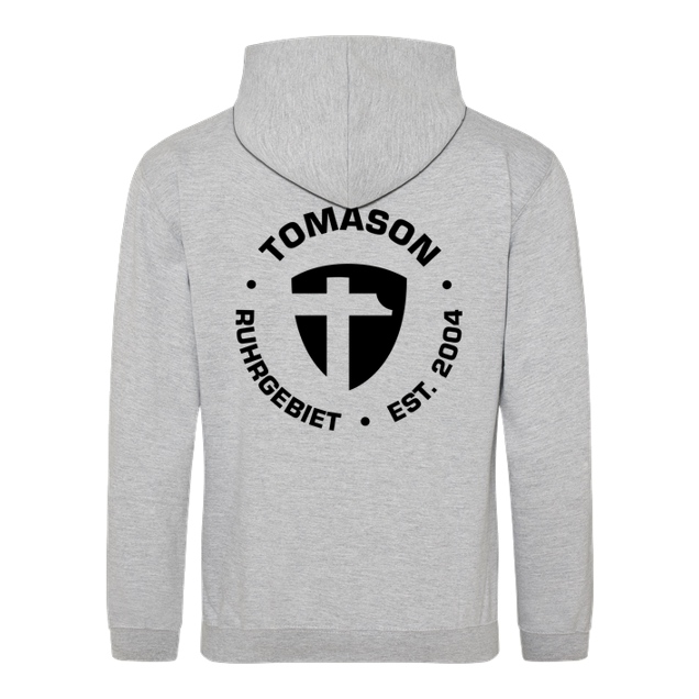 Tomason - Tomason - Logo rund - Sweatshirt - JH Hoodie - Heather Grey