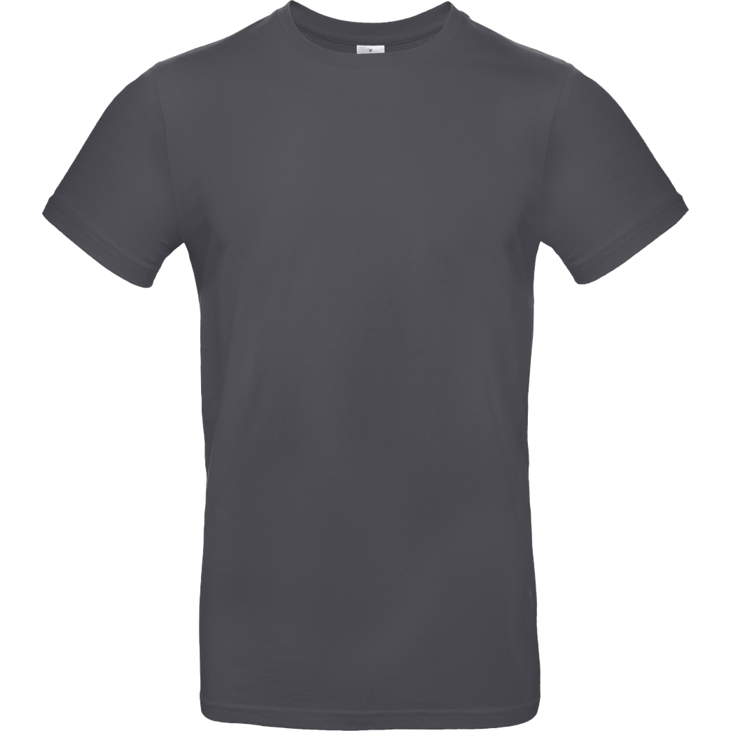 None Unbedruckte Textilien T-Shirt B&C EXACT 190 - Dark Grey