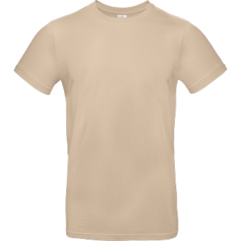 None Unbedruckte Textilien T-Shirt B&C EXACT 190 - Sand