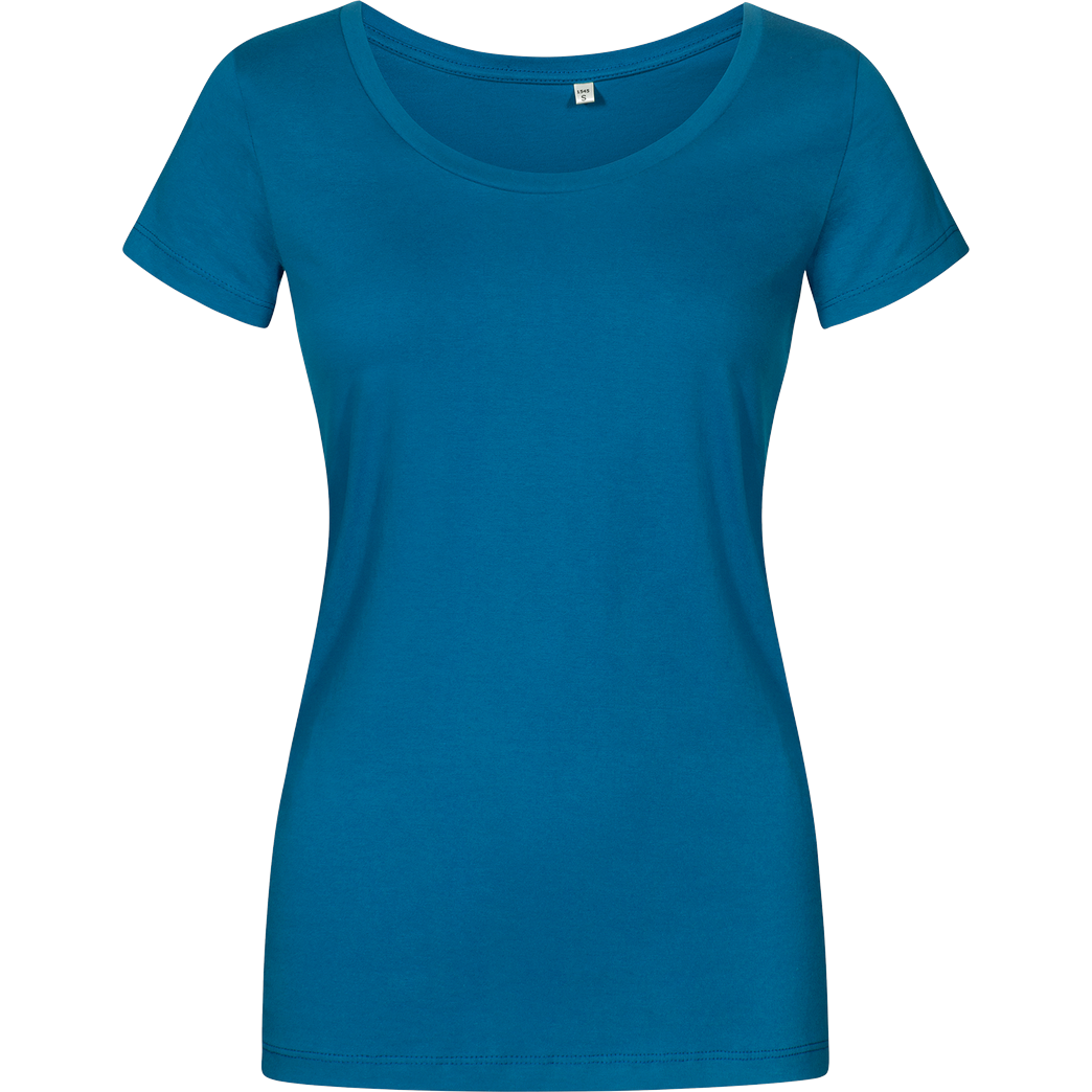 None Unbedruckte Textilien T-Shirt Girlshirt petrol