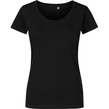 None Unbedruckte Textilien T-Shirt Girlshirt schwarz