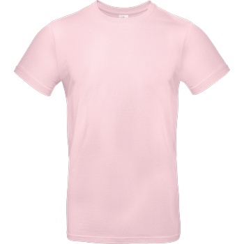 None Unbedruckte Textilien T-Shirt B&C EXACT 190 - Light Pink