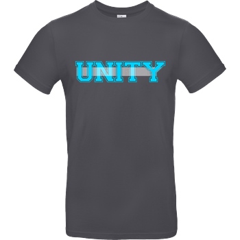 ScriptOase Unity-Life - College Logo T-Shirt B&C EXACT 190 - Dark Grey