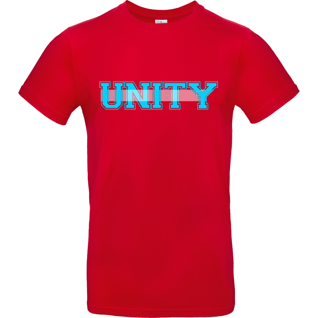 ScriptOase Unity-Life - College Logo T-Shirt B&C EXACT 190 - Red