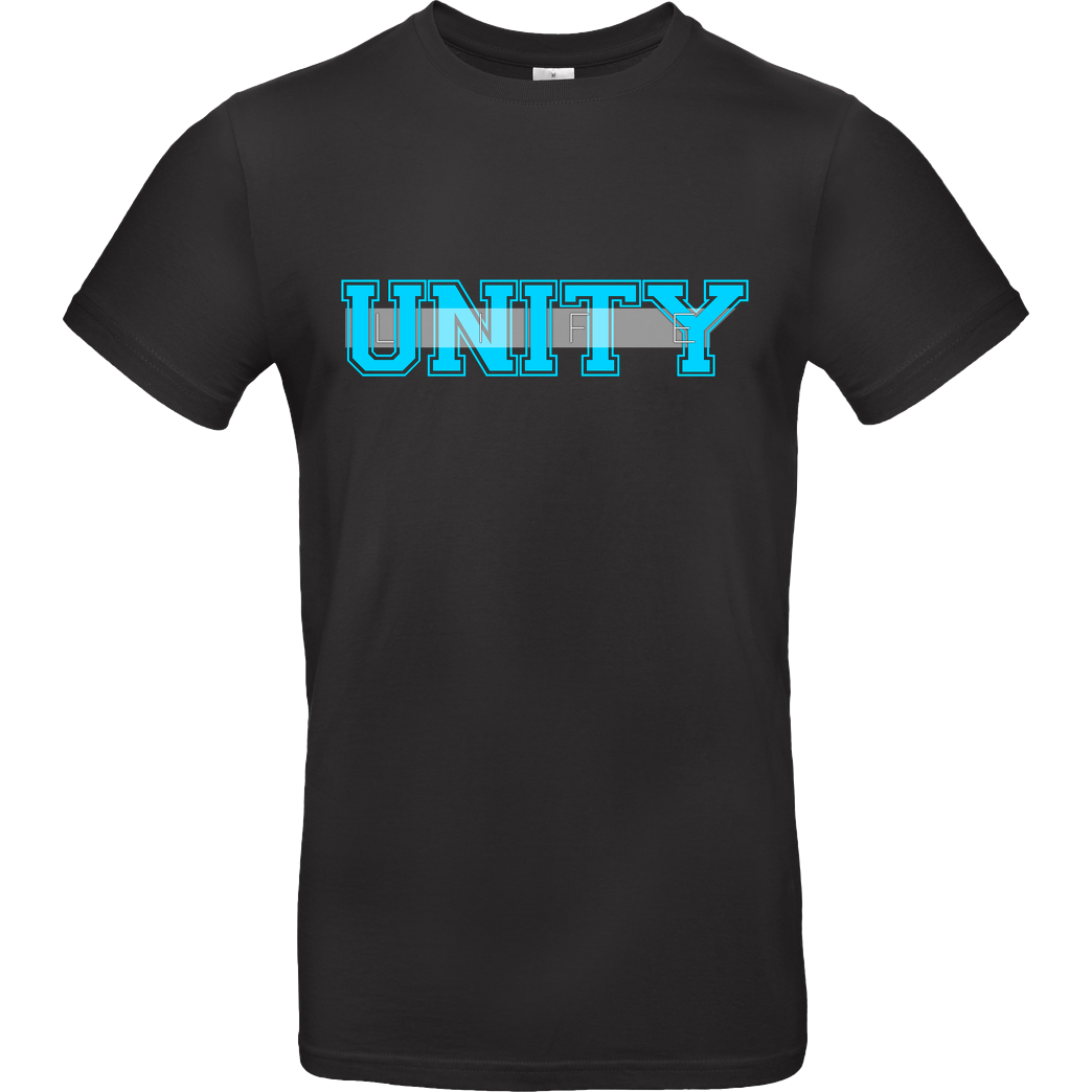 ScriptOase Unity-Life - College Logo T-Shirt B&C EXACT 190 - Black