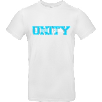 ScriptOase Unity-Life - College Logo T-Shirt B&C EXACT 190 -  White