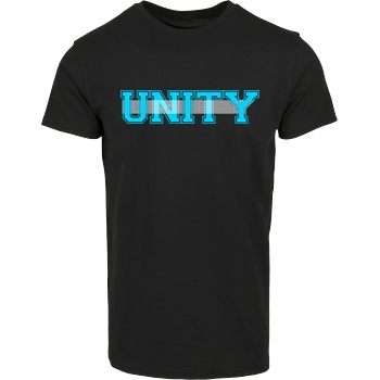 ScriptOase Unity-Life - College Logo T-Shirt House Brand T-Shirt - Black