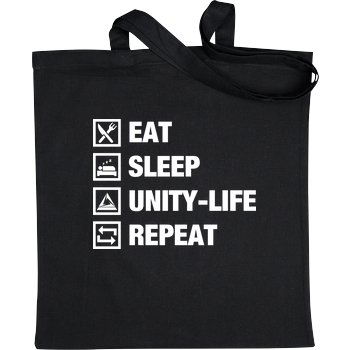 Unity-Life - Eat, Sleep, Repeat Bag Black