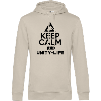 Unity-Life - Keep Calm B&C HOODED INSPIRE - Off-White