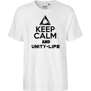 Unity-Life - Keep Calm Fairtrade T-Shirt - white