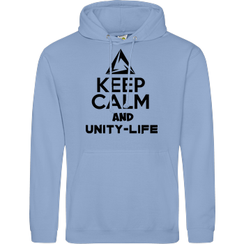 Unity-Life - Keep Calm JH Hoodie - sky blue