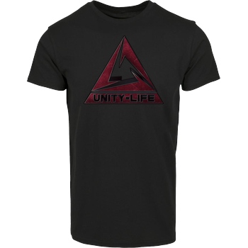 ScriptOase Unity-Life - Logo burgundy T-Shirt House Brand T-Shirt - Black