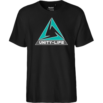 ScriptOase Unity-Life - Logo green T-Shirt Fairtrade T-Shirt - black