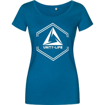 ScriptOase Unity-Life - Symbol T-Shirt Girlshirt petrol