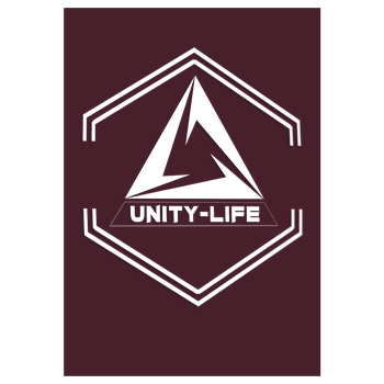 Unity-Life - Symbol Art Print burgundy