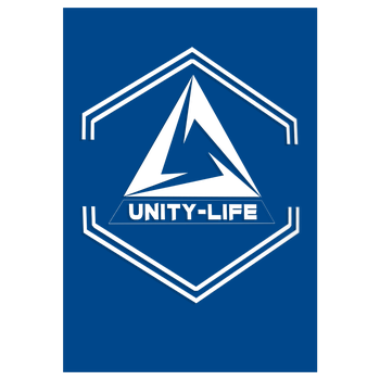 Unity-Life - Symbol Art Print blue