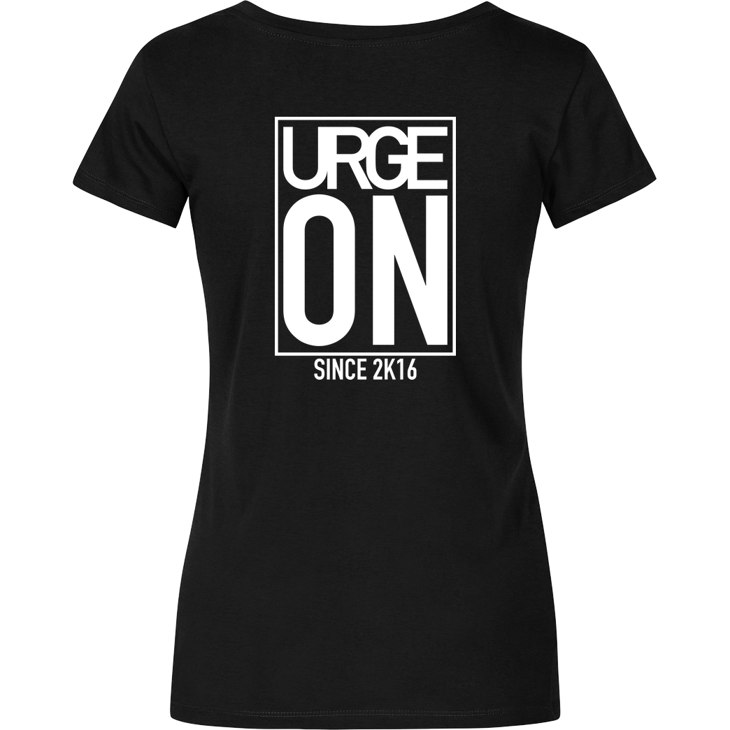 urgeON UrgeON - Since 2K16 T-Shirt Girlshirt schwarz