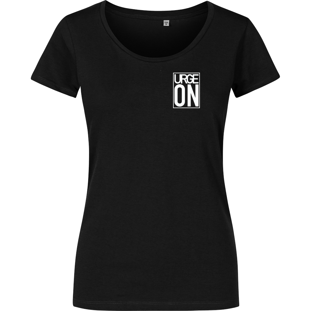 urgeON UrgeON - Since 2K16 T-Shirt Girlshirt schwarz