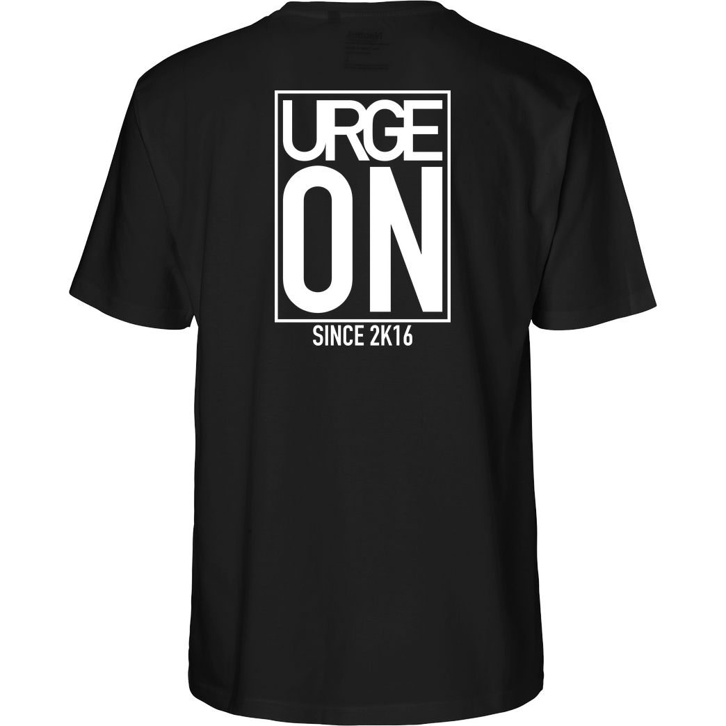 urgeON UrgeON - Since 2K16 T-Shirt Fairtrade T-Shirt - black