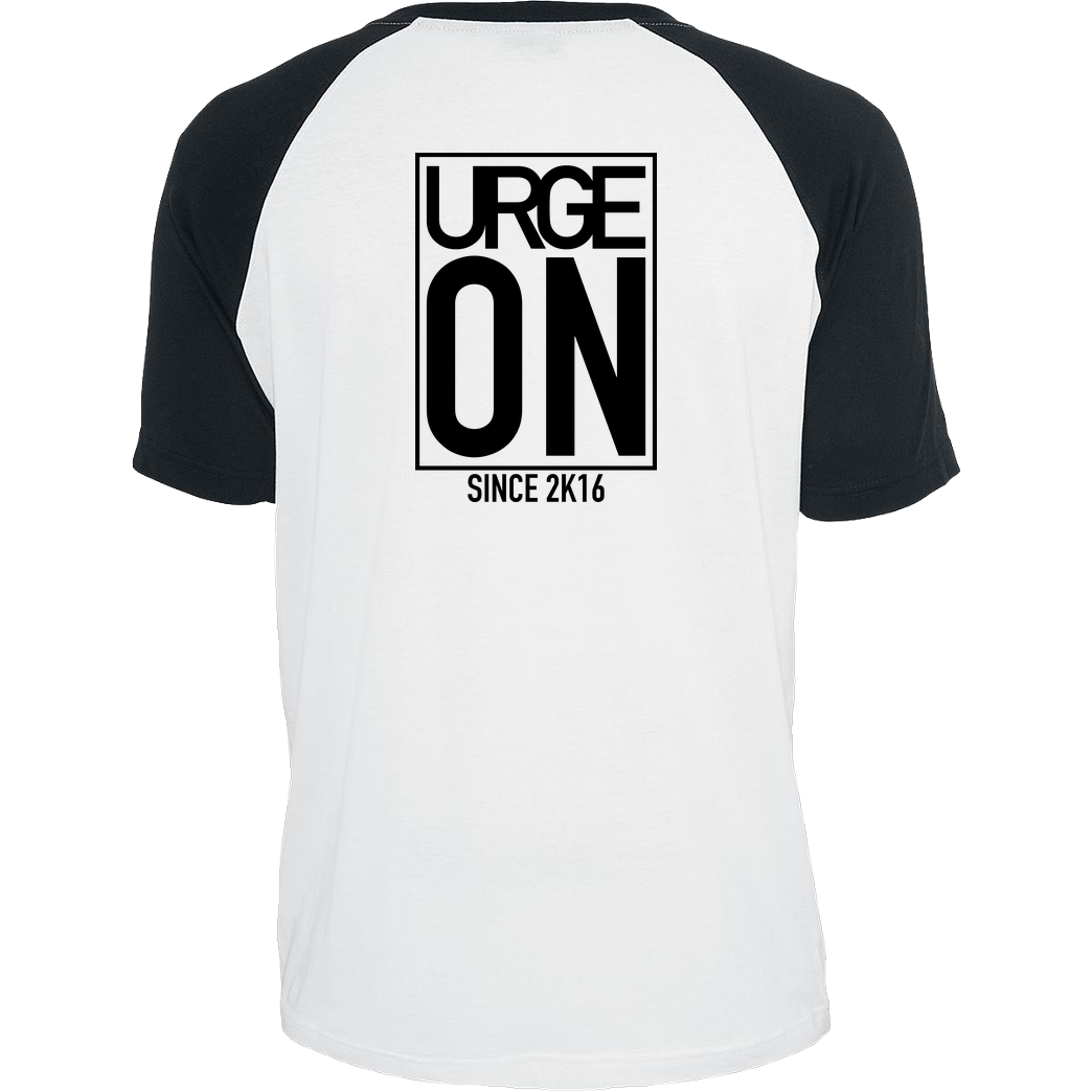 urgeON UrgeON - Since 2K16 T-Shirt Raglan Tee white