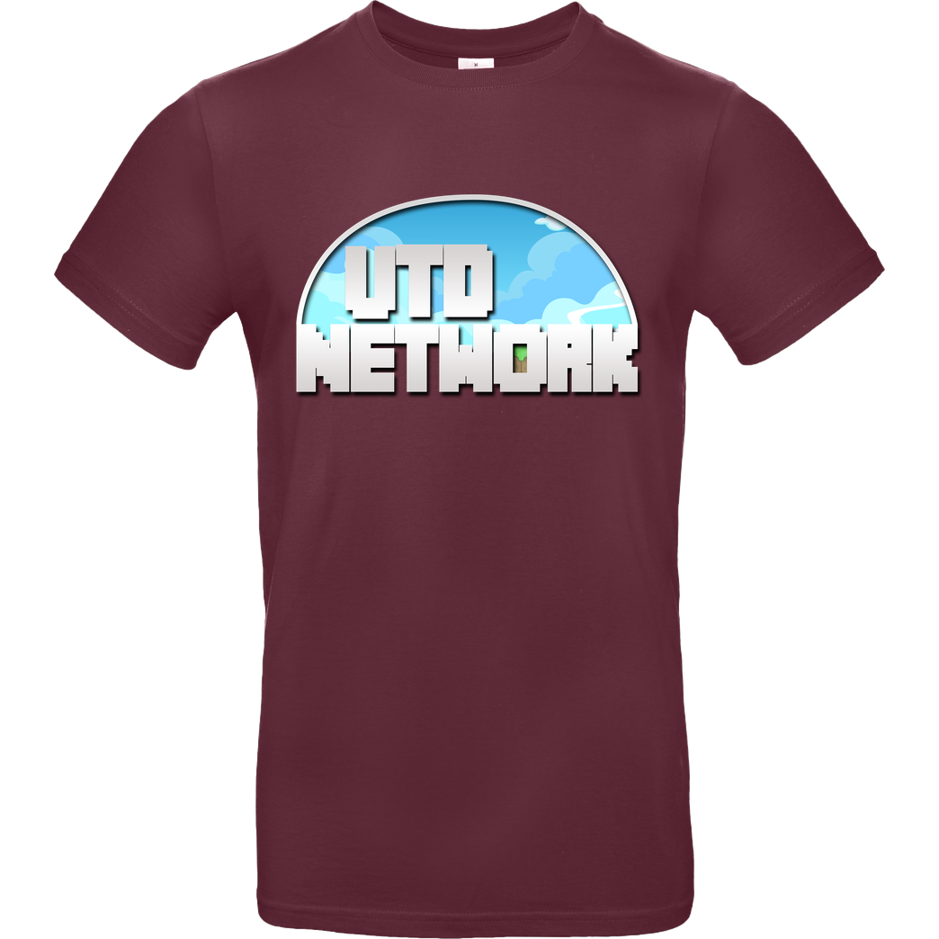 UTD-Network UTD - Network T-Shirt B&C EXACT 190 - Burgundy