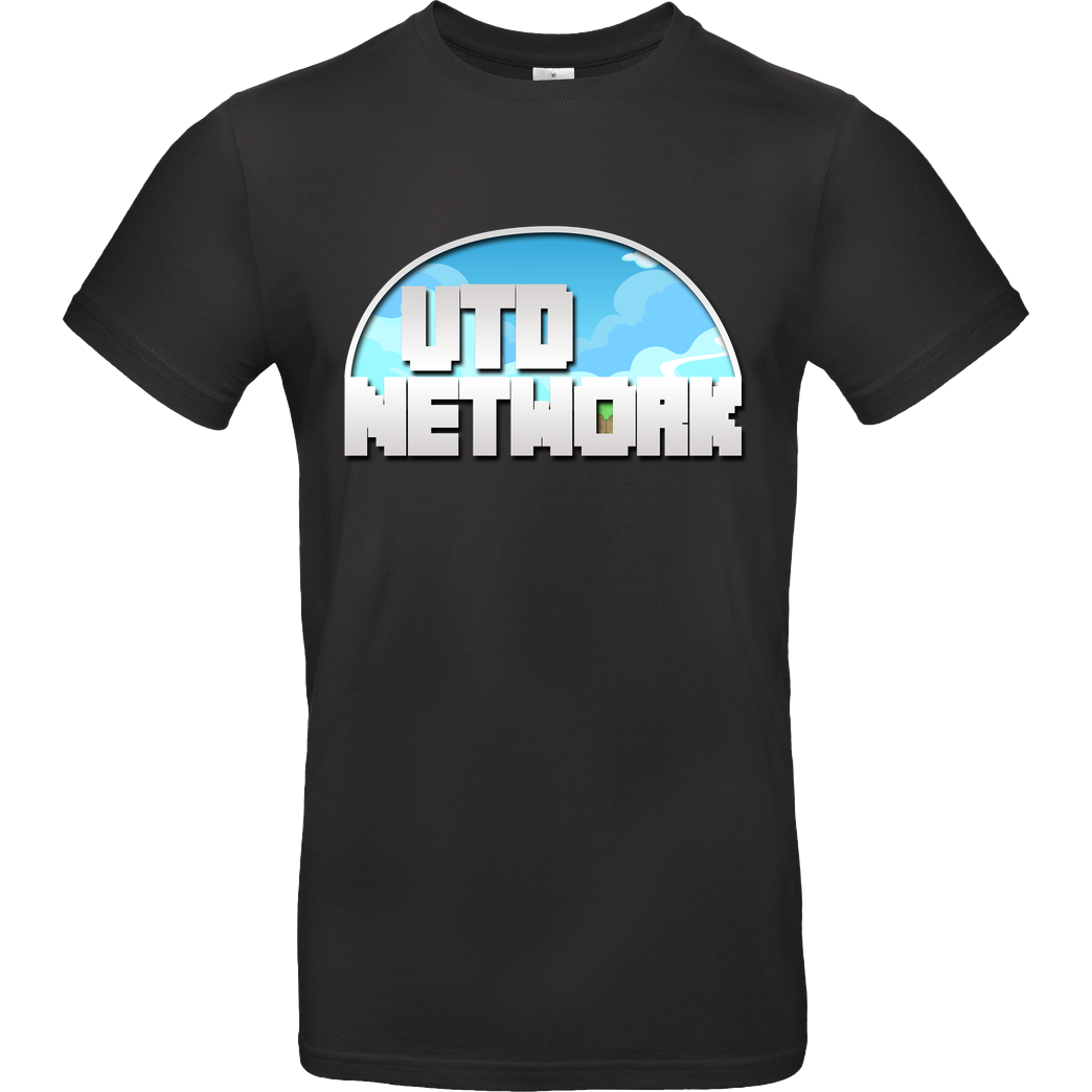 UTD-Network UTD - Network T-Shirt B&C EXACT 190 - Black