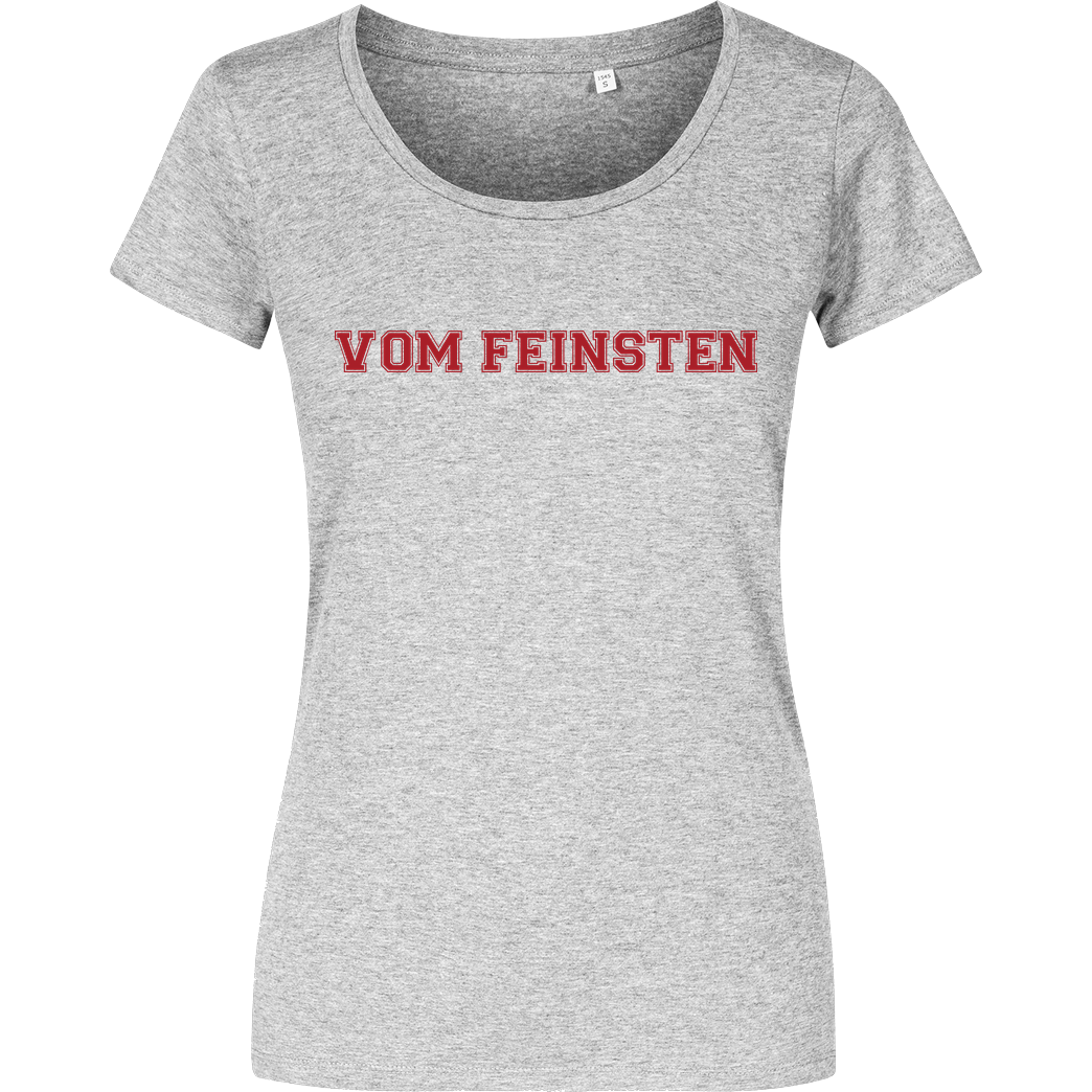 Vassili Vassili - Vom Feinsten Typo T-Shirt Girlshirt heather grey
