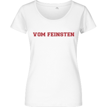 Vassili Vassili - Vom Feinsten Typo T-Shirt Girlshirt weiss