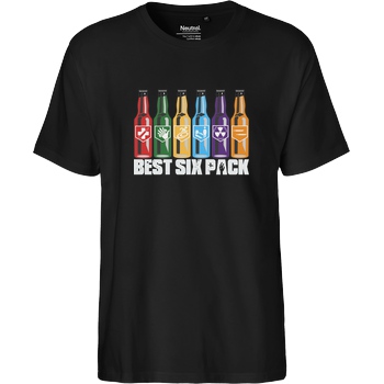 veKtik veKtik - Best Six Pack T-Shirt Fairtrade T-Shirt - black