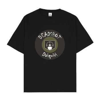 veKtik veKtik - Deadshot Daiquiri T-Shirt Oversize T-Shirt - Black