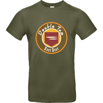 veKtik veKtik - Double Tap Root Beer T-Shirt B&C EXACT 190 - Khaki