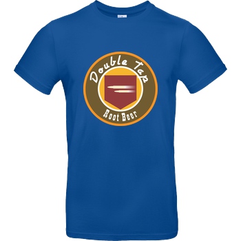 veKtik veKtik - Double Tap Root Beer T-Shirt B&C EXACT 190 - Royal Blue