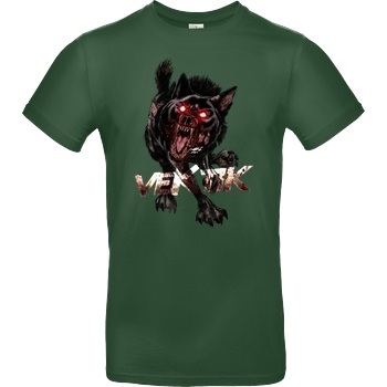 veKtik veKtik - Hellhound T-Shirt B&C EXACT 190 -  Bottle Green