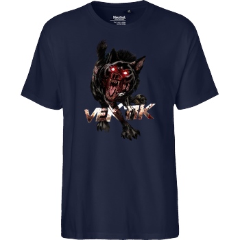 veKtik veKtik - Hellhound T-Shirt Fairtrade T-Shirt - navy
