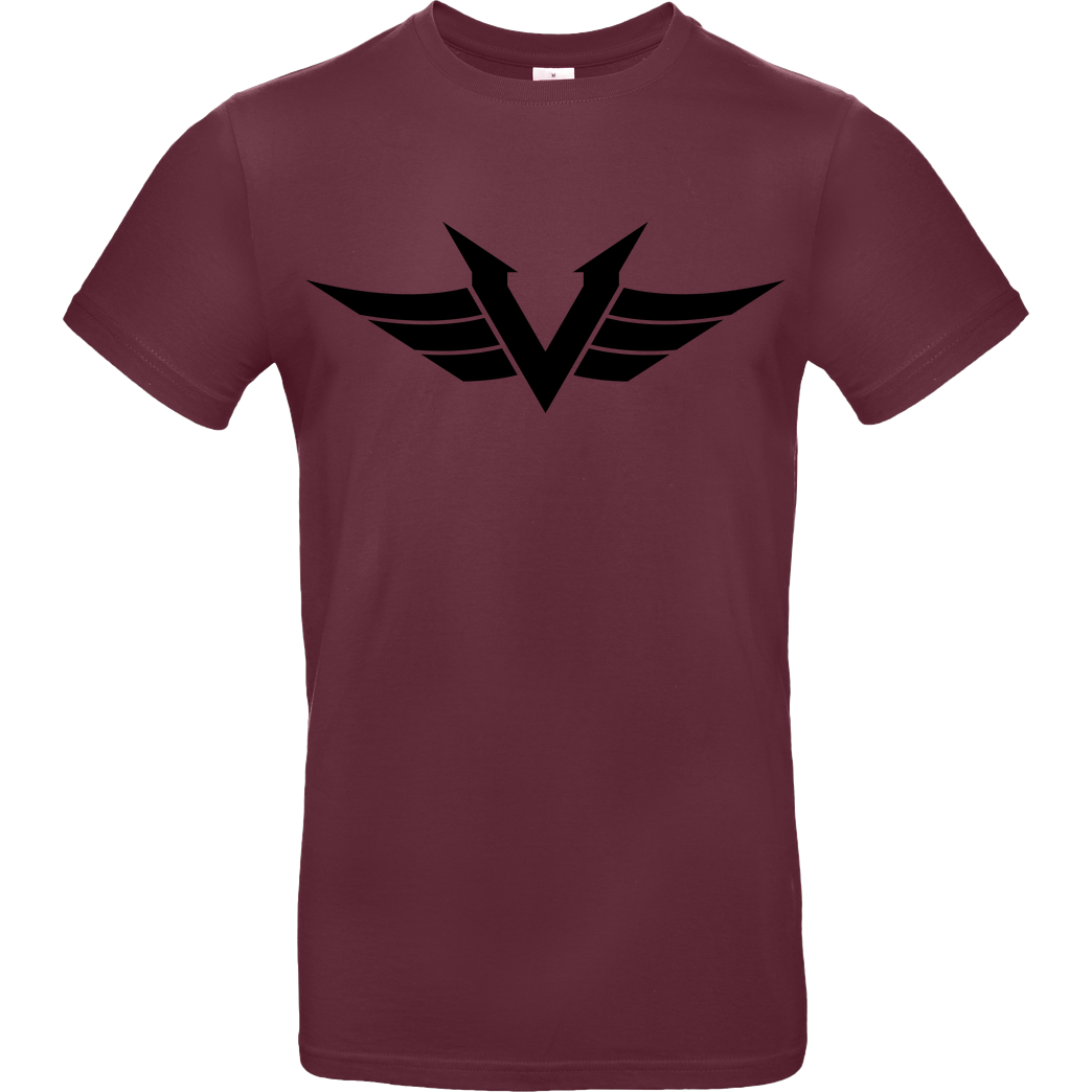 veKtik Vektik - Logo T-Shirt B&C EXACT 190 - Burgundy